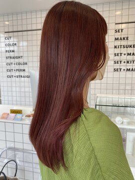 マウ(MAW?) pink red color