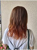 グラデーションカラー　ハイライト　オレンジカラー