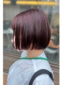 切りっぱなし風ミニマムボブ