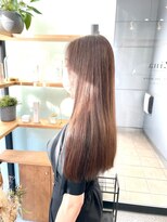 ジーナ 船橋(Zina)&nbsp;大人かわいい20代30代40代小顔ショコラベージュ１Zina船橋