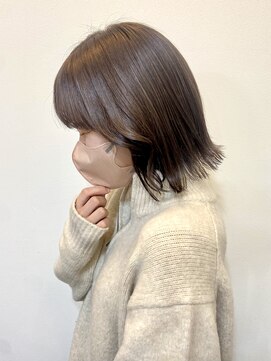 イオエ(ioe) 前髪/アンブレラカラー/こなれミディ/イメチェン/ウェーブパーマ