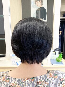 ヘアークリアー 春日部 大人可愛いミセスふんわりショートボブ/ツヤ髪/30代40代50代
