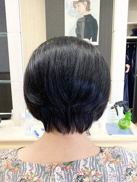 ヘアークリアー 春日部 大人可愛いミセスふんわりショートボブ/ツヤ髪/30代40代50代