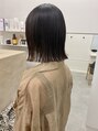 キー(kii) 切りっぱなしボブ