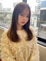 トゥルーズ 梅田店(TLUUS)&nbsp;TLUUS似合わせカットダークアッシュミディアムレイヤーカット