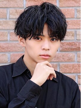 アーリー(Ali'i) 2wayハーフアップバング刈り上げマッシュソフトツイストパーマ