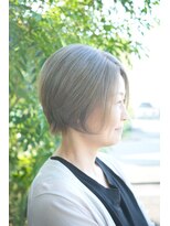 チェロ(CHERO)&nbsp;★愛されショートボブ艶髪＃アッシュグレー＃透明感