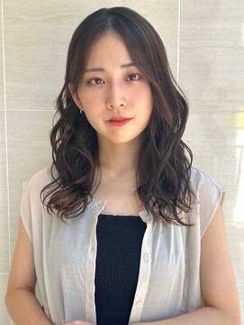 オーロ(ORO) 小顔カット外ハネミディアム20代30代40代こなれミディ韓国ヘア