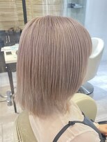 サロンドジョー(salon de joe) ケアブリーチダブルカラーインナーカラーショートボブレイヤー