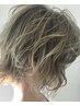  【艶髪】カット+全体カラー+超音波テクノロジートリートメント