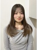 レイヤーカットオリーブベージュ【横浜】nana