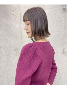 アジールヘア 北千住駅西口店(agir hair) 切りっぱなし大人ヘアショートヘア北千住