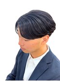 曲がるメンズ縮毛矯正×毛流れセンターパート/名古屋/名駅
