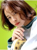 【Lafith】ナチュラル切りっぱなしボブスタイル