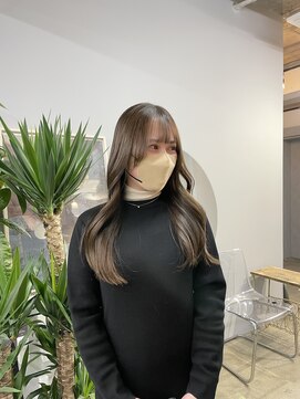 クオーレ(CUORE) 酸性縮毛矯正 艶感カラー