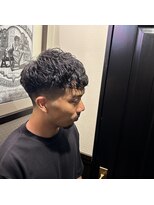 クロム トウキョウ ザ バーバーアルト 神保町店(CHROM TOKYO the Barber ALT)&nbsp;フェード＋パーマ