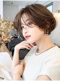 大人可愛い20代30代40代50代小顔ショートボブナチュラルショート
