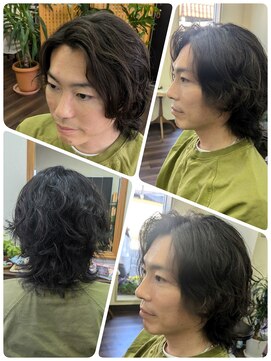 クリア 美容室 ウルフパーマ☆サーフカール