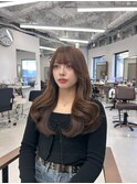 韓国風くびれ巻き/レイヤーカット