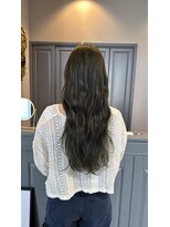 ジゼル 前橋(Giselle)&nbsp;ブリーチ無しダブルカラーでオリーブグレージュ♪