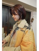 スケール(SCALE)&nbsp;流れる顔まわりに葡萄色