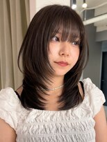 ジアン テラス(GIEN TERRASSE)&nbsp;レイヤーカットフェイスレイヤーザクザクレイヤー/岸本