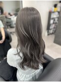 ブリーチなしダブルカラー☆アッシュグレージュ☆20代30代40代