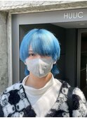 イメチェン/レッドブラウン/フルバング/似合わせカット/本厚木駅