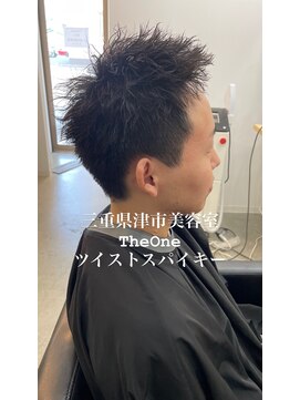 ザワン(The one) ツイストスパイキーショート/フェザーパーマ/サーフカール