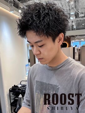 ルースト 渋谷店(ROOST) MEN’S HAIR/波巻ツイストスパイラル/フェザーパーマ/眉毛/渋谷