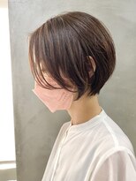 エリマバイフィフス 調布(elima by fifth) 調布白髪染めレイヤーボブショートヘアベージュアッシュブラウン