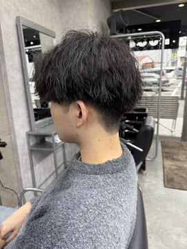 ルートバイドット 町田店(root by dot.) ソフトツイストスパイラル/刈り上げマッシュ
