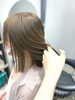 エトラ 渋谷店(etora)&nbsp;渋谷×ブリーチなしダブルカラー×オリーブベージュ