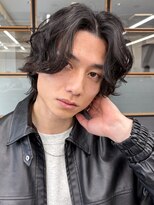 ソアメンズ 渋谷(soar men's)&nbsp;爽やか黒髪ツイスパ◎メンズマッシュウルフパーマ