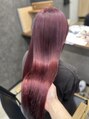 ラブズラフズ 下上津役店 (Loves Laughs) ブリーチありのチェリーレッド♪♪