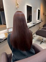 パーミルヘアーピピ(permille hair pipi)&nbsp;ピンクブラウン×縮毛矯正×髪質改善