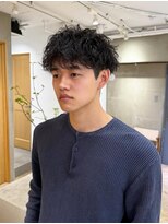 ローレン(LOREN) ベリーショート/ダークアッシュ/ニュアンスパーマ/韓国マッシュ