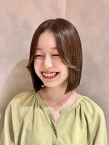 フェイス 石川町 (FACE)&nbsp;ボブ/透明感カラー/オリーブベージュ/ベージュカラー