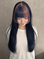 シン 原宿(Qin)&nbsp;ブリーチデザインカラー/ケアブリーチカラー/ハイトーン/ウルフ