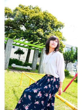 フラワード(flowered) 早朝8:30からできます♪ボブ×ネイビー