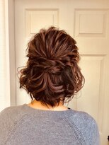 ラポール ヘア柳生店&nbsp;ゆるふわハーフアップ