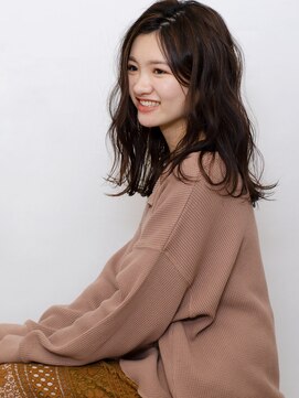 アビーヘア 市川店(abie hair) シフォンセミロング