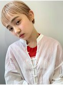 Aラインボブ/マロンベージュ/ニュアンスマッシュ[東銀座/銀座] 