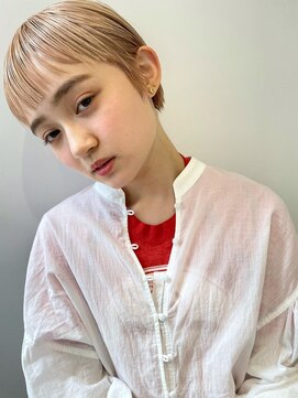 レトン 銀座(leton) Aラインボブ/マロンベージュ/ニュアンスマッシュ[東銀座/銀座]