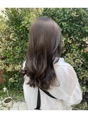 こっくりアッシュブラウンカラー◎