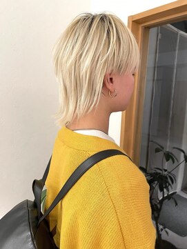 ニア 清澄白河(nir) 〈清澄白河 半個室〉ワイドバングウルフ/ホワイトブランド