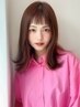 【☆３MENU☆】naturalコスメ縮毛矯正+カット+リタッチカラー¥19200→¥14900