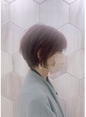 【ショートカット】襟足をタイトに大人ショート