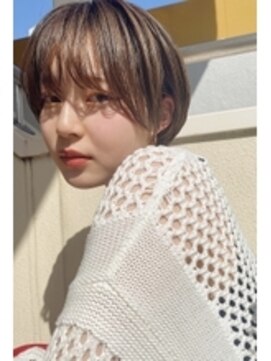 フラミューム 二子玉川(flammeum) flammuem Style ミニボブ/ミルクティーアッシュ