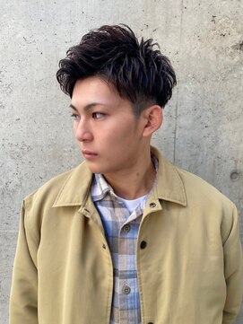 ロンドカスティーヨ 四日市(Lond castillo) 【ロンドカスティーヨ】アップバングショート/ニュアンスパーマ